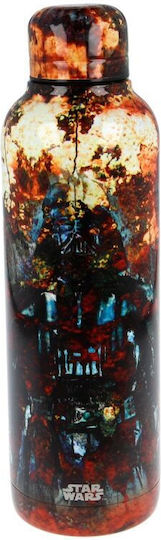 Stor Star Wars Kids Water Bottle Thermos Star Wars Stainless Steel with Screw Cap Non Spill 515ml