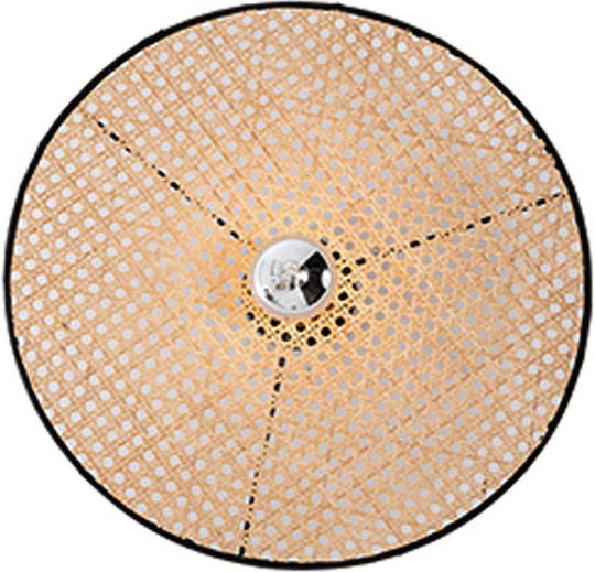 Zambelis Lights Modern Lamp Wall with Socket E27 Beige 40cm