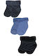 Pretty Baby Kids' Socks Knee-High Blue 3 Pairs