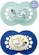 Mam Orthodontic Pacifiers Silicone Fox Turquois...