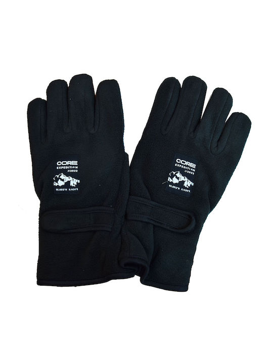 Jack & Jones Schwarz Vlies Handschuhe