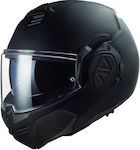 LS2 FF906 Advant Modular Helmet with Sun Visor ECE 22.06 1650gr Solid Noir