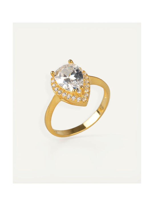 Ring Sterling Silver 925 Jayden Gold