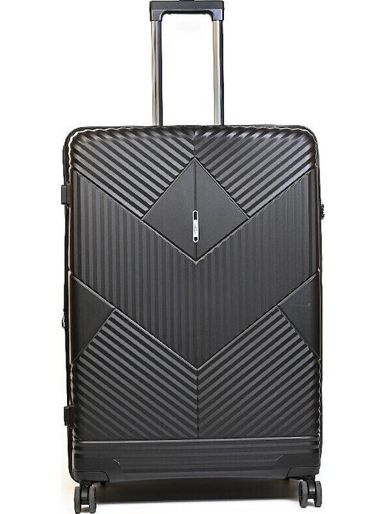 Airtex Paris J2MD08 Μεγάλη Βαλίτσα Ταξιδίου Σκληρή Γκρι με 4 Ρόδες Ύψους 75εκ.