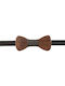 Bebe Wooden Bow Tie Mom & Dad 43011043 - Brown