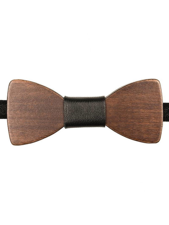 Children's Wooden Bow Tie Mom & Dad 43011048 - Brown