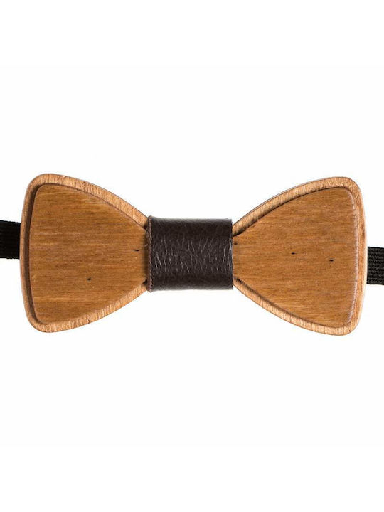 Children's Wooden Bow Tie Mom & Dad 43011188 - Brown