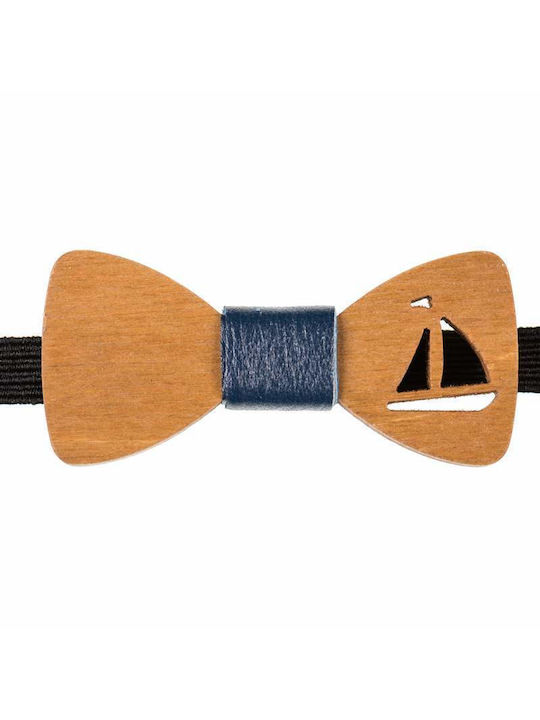 Bebe Wooden Bow Tie Mom & Dad 43011213 - Brown