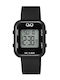 Q&Q Digital Men's Watch 34mm Battery with Black Rubber Strap