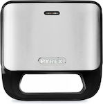 Pyrex SB-298 333157 Sandwich Maker with Removable Plates for for 2 Sandwiches Sandwiches 800W Black