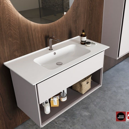 Cerastyle Blue Încorporat Chiuvetă Porțelan 80x47x16.5cm Alb