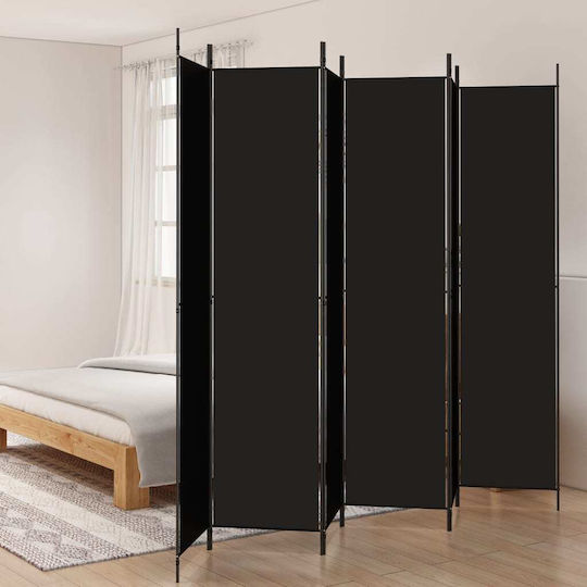 vidaXL Decorativ Paravan Tesatura cu 6 Panouri 300x220cm