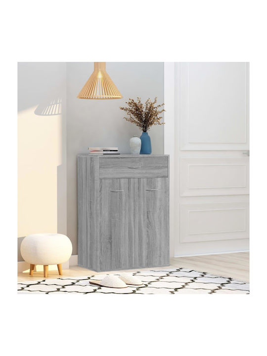Holz Schuhschrank mit 4 Regalen Grey Sonoma L60...