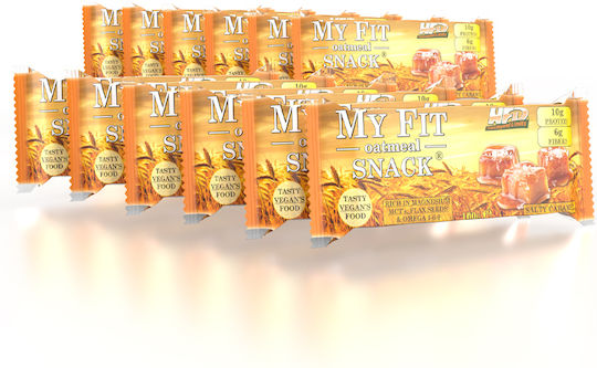 Fit & Shape My Fit Snack Batoane cu 10gr Proteină & Aromă Salted Caramel 12x100gr