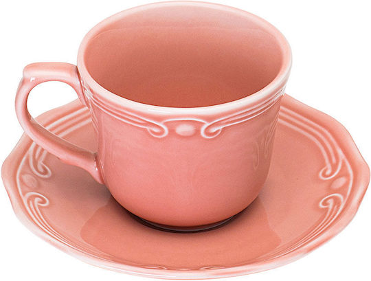 Estia Athénée Cup Coffee Porcelain Pink 200ml