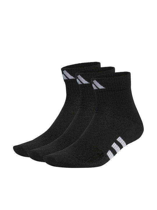 adidas Performance Light Mid-Cut Running Κάλτσες Μαύρες 3 Ζεύγη