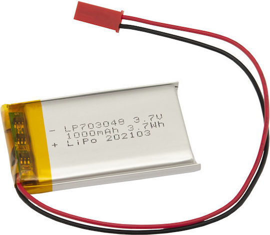 Μπαταρία Li-Po 3.7V 1000mAh 1S για Τηλεκατευθυνόμενο