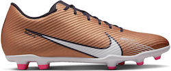 Nike Vapor 15 Club Low Football Shoes FG/MG with Cleats Metallic Copper