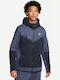 Sportswear Tech Fleece Sweatshirt with Hood Navy Blue
