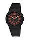 Q&Q Men's Watch 43mm Battery with Black Rubber Strap