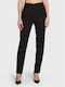 Zoe Women's Fabric Trousers Regular Fit Black