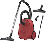 AEG Vacuum Cleaner 850W Bagged 3.5lt Red