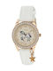Tikkers Kids Analog Watch with Leather Strap White