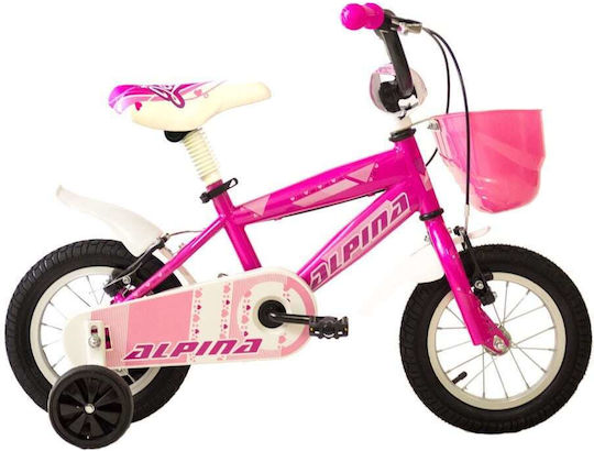 Alpina Beleno 12" Παιδικό Ποδήλατo BMX (2023) Ροζ