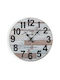 Versa Antique Wall Clock Wooden Ø30cm S3405370