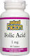 Natural Factors Acid Folic Vitamin for Nervous System Health 1mg 90 Tablets