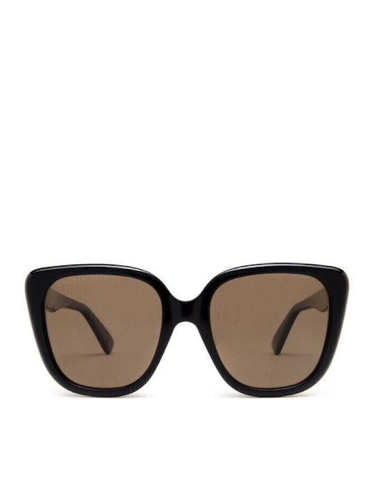 Gucci Women's Sunglasses with Brown Tartaruga H...