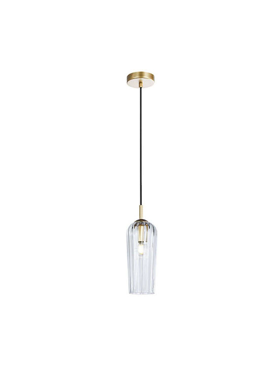 Zambelis Lights Pendant Light Suspension for Socket E14, E.14 Transparent