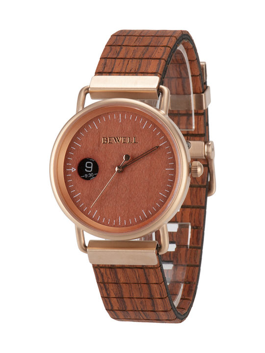 Bewell Hera Γυναικείο Ρολόι 40mm Μπαταρίας με Κ...