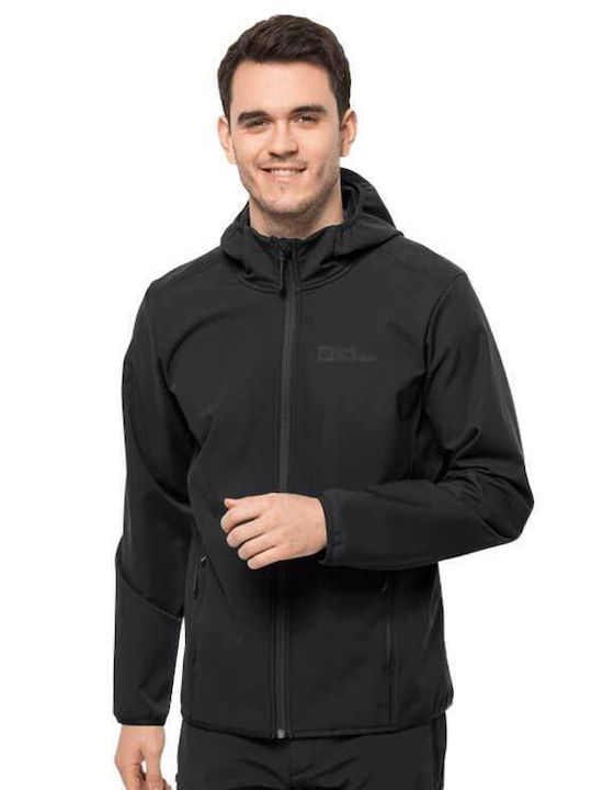 Jack Wolfskin Bornberg Μπουφάν Softshell Μαύρο