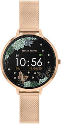 Reflex Active Series 03 38mm Smartwatch with Heart Rate Monitor (Rose Gold Green Garden)