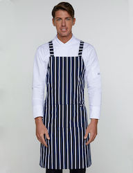 Ayo Ποδιά Barista / Barkeeper Ganzkörper Blau