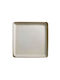 Max Home Mood P02 Πιάτο Ρηχό Τετράγωνο από Πορσελάνη Cinnamon 25x25cm