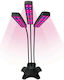 Desk Grow Light 4000K with 135 LED and Power 18W L3xW45cm. with 3 360° lamps