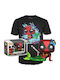 Funko Pop! Tees Marvel: Deadpool - Mermaid Deadpool (Mittel) (L) 321 Sonderausgabe