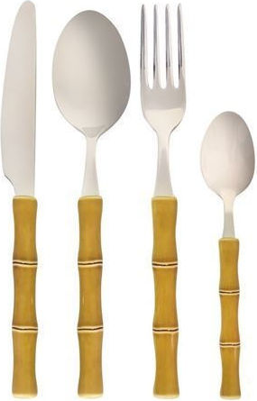 Set de Tacâmuri Inoxidabil Bej 24buc