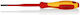 Knipex Κατσαβίδι Ηλεκτρολόγου VDE 1000V Ίσιο Με...