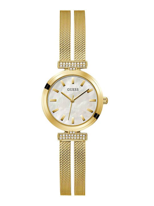 Guess Womens Watch 28mm Battery Gold