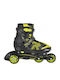 Cangaroo Jockey Lime Inline Αυξομειούμενα Rollers Μαύρα Παιδικά