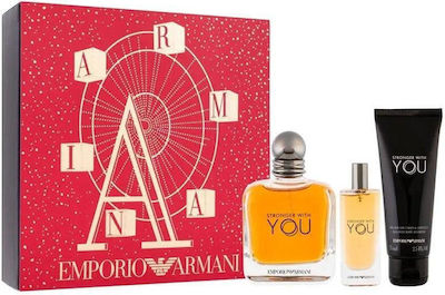 Giorgio Armani Emporio Stronger With You Men s Set with Eau de