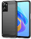 Forcell Carbon Back Cover Σιλικόνης Μαύρο (Realme 9i)