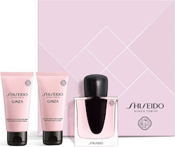 Shiseido Ginza Damen Duftset mit Eau de Parfum 3 Stück Shiseido Ginza Damen Duftset mit Eau de Parfum 3 Stück