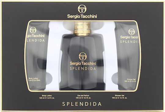 Sergio Tacchini Splendida Set De Parfumuri Pentru Femei Cu Eau De Parfum Și Gel De Duș 3 Bucăți