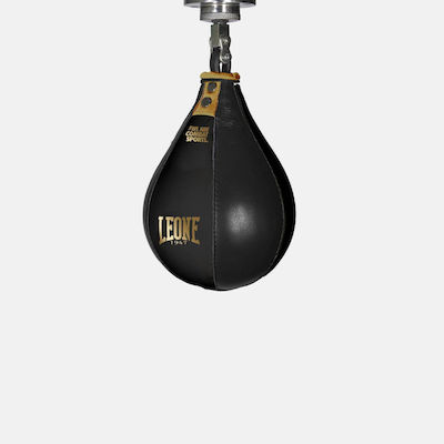 Leone Leather Speed Punching Bag 23cm Black