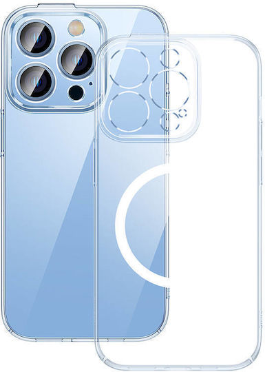 Baseus Crystal Series Back Cover Πλαστικό 0.1mm Σετ με Τζαμάκι Διάφανο (iPhone 14 Pro Max)