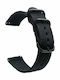 Zulu Каишка от плат НАТО Черен 22мм
